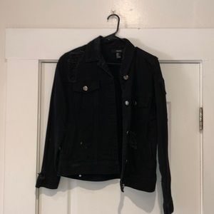 Distressed Denim Jacket